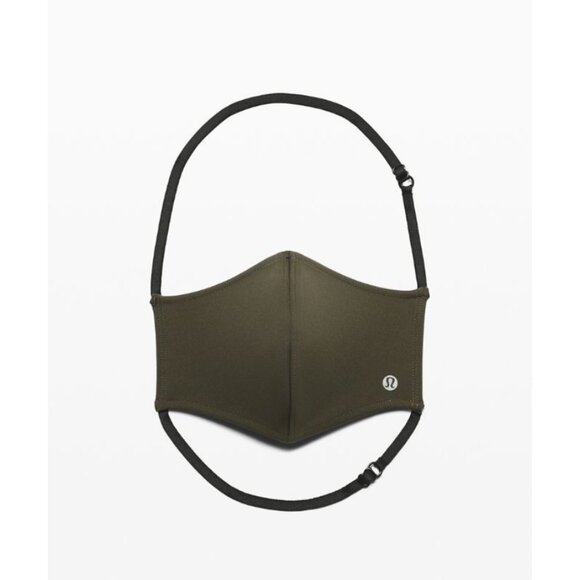 lululemon athletica Accessories - Lululemon Unisex OS Double Strap Face Mask *Ultralu in Dark Olive